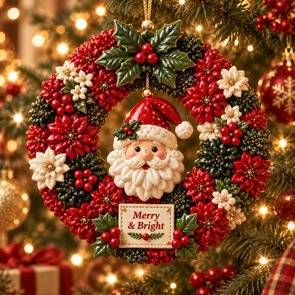 ⏳ Last Day 49% OFF —🎄 Christmas Wreath Ornaments
