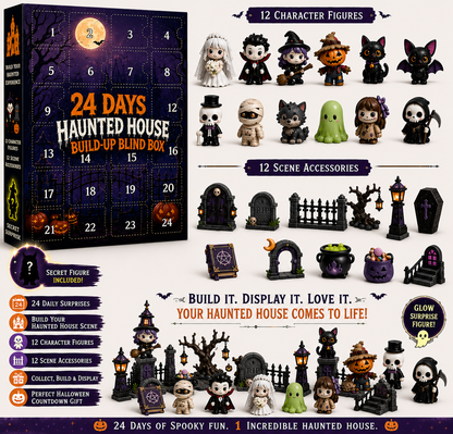 🔥🔥 Limited 49% OFF | Build Your Own Spooky Haunted House 👻 DIY Halloween Decor Kit for Endless Halloween Fun