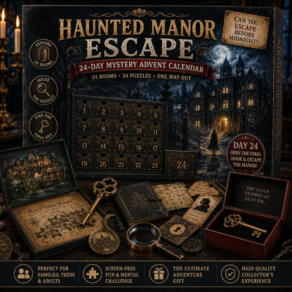⏳ Last Day 49% OFF – 🎁✨24-Day Mystery Adventure Advent Calendar Collection